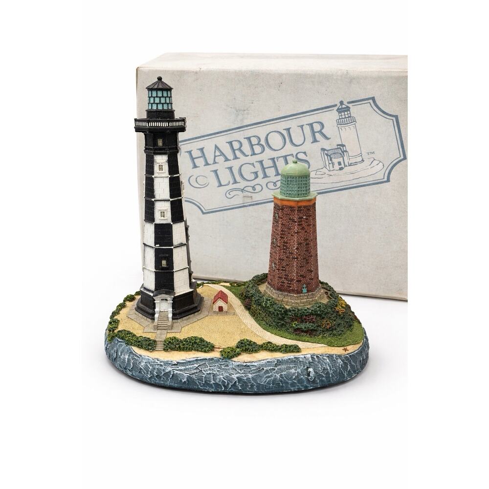 Harbour Lights Cape Henry Virginia Lighthouse 1997 #196 w/ Box Coastal